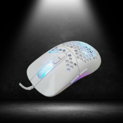 MS100 WHITE GAMING MOUSE